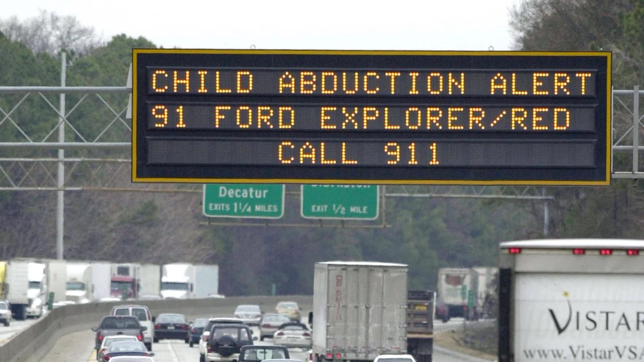 安珀警报系统帮助解救了1029名失踪儿童