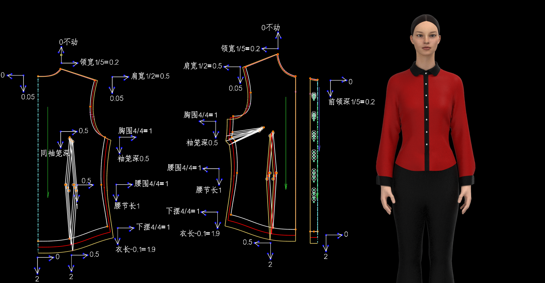 服装推板正确手法图片图片