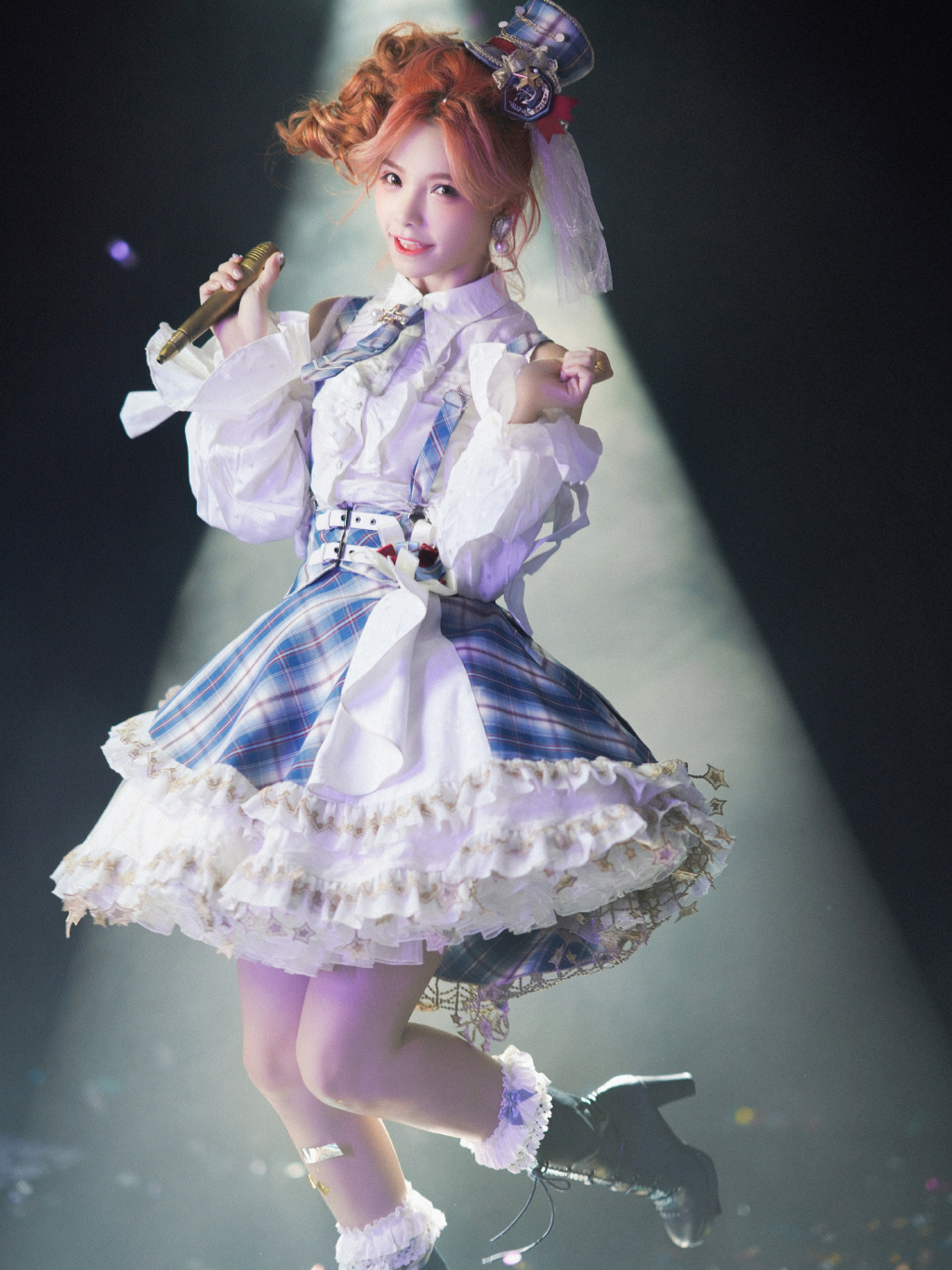 洛丽塔风格的"打歌服"有多甜?看看谢安然就知道