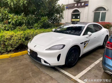 续航最远905km 尚界Z7白色版实车曝光：配黑轮圈真精神