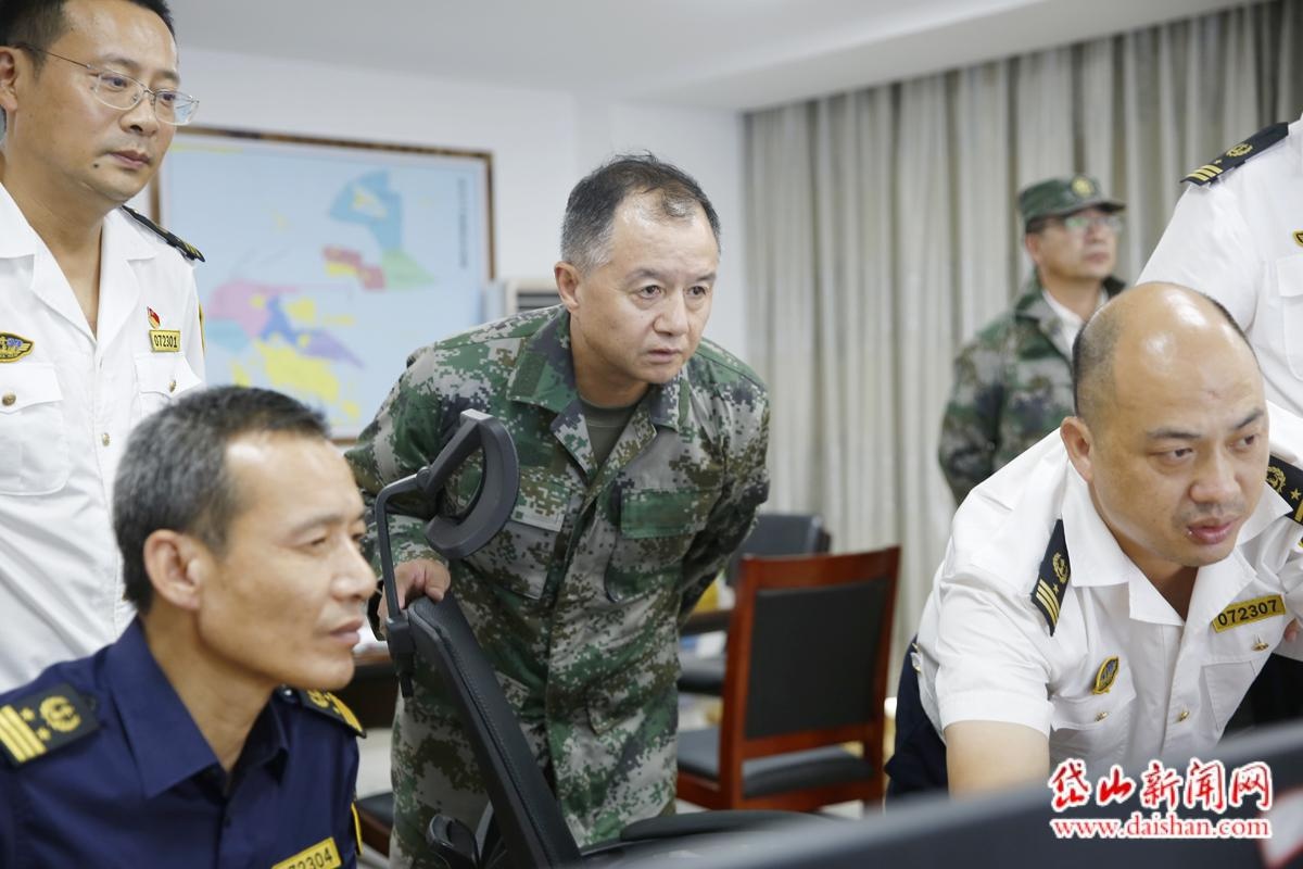 周国岭检查指导防台工作