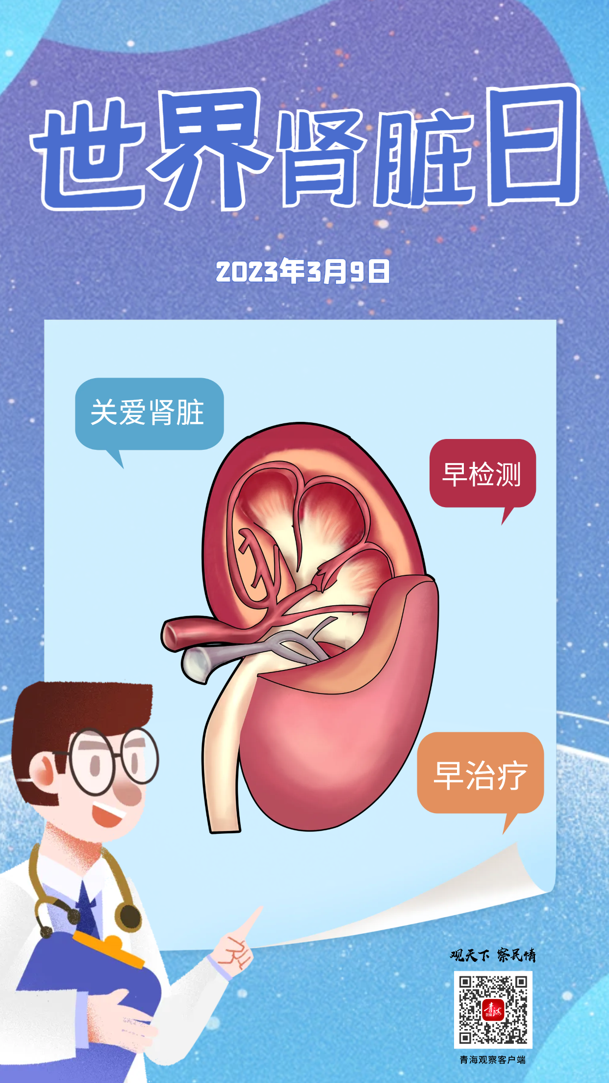 2021世界肾脏日海报图片