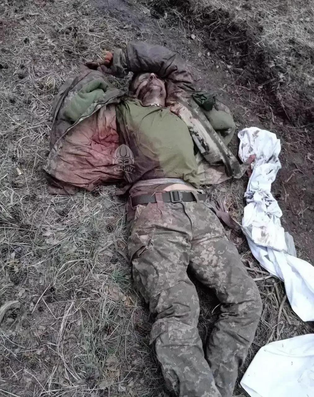 一位年轻的乌克兰士兵在战斗中牺牲.