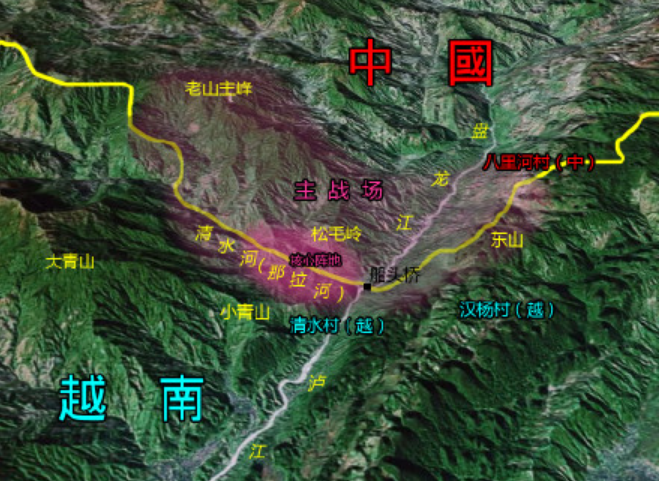 老山作战沙盘图图片