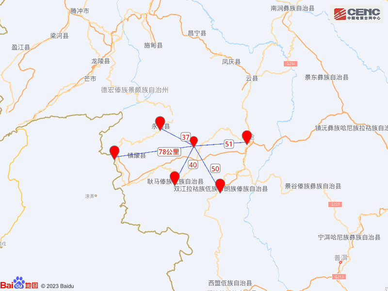 云南临沧市耿马县发生37级地震