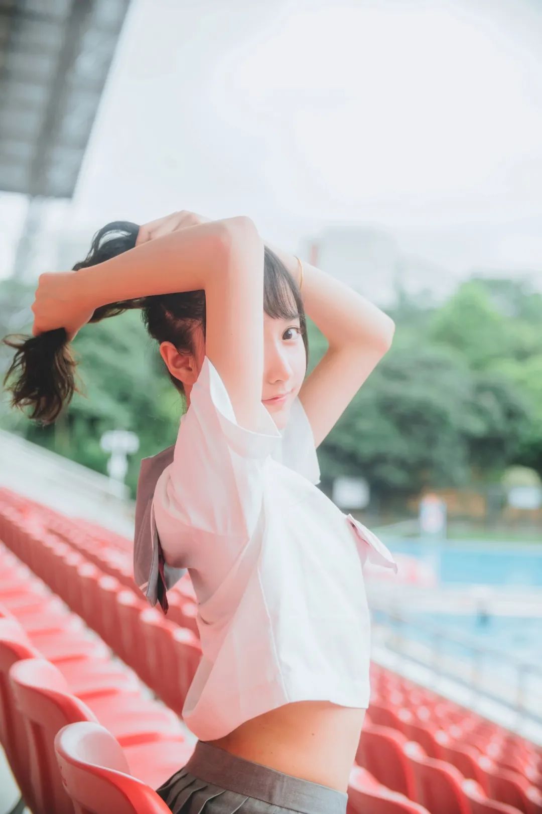 「资源合集」木绵绵owo——灰色jkcosplay高清4k精品写真图包