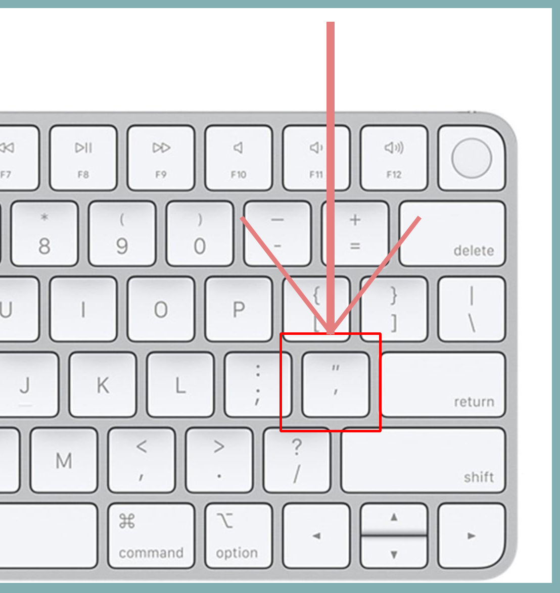 键盘双引号怎么打图片