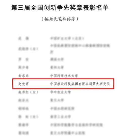 祝贺!本刊编委会专家赵元富同志获第三届全国创新争先奖章