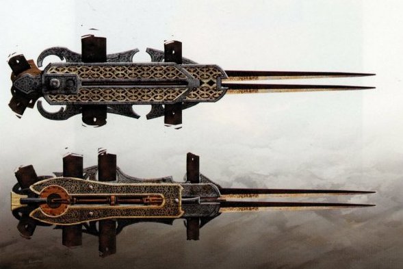 袖剑原来有这么多种!藏在鞋子里也就算了,还有的直接做成了钢丝