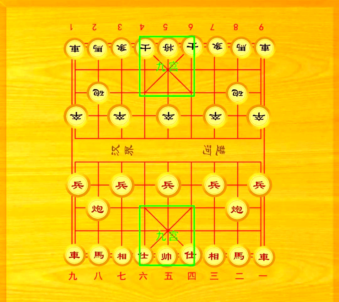 中国象棋的棋盘,棋子与棋谱概览