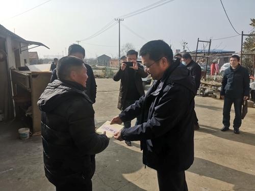 金同碧局长深入凤阳县姜庙村调研指导乡村振兴工作