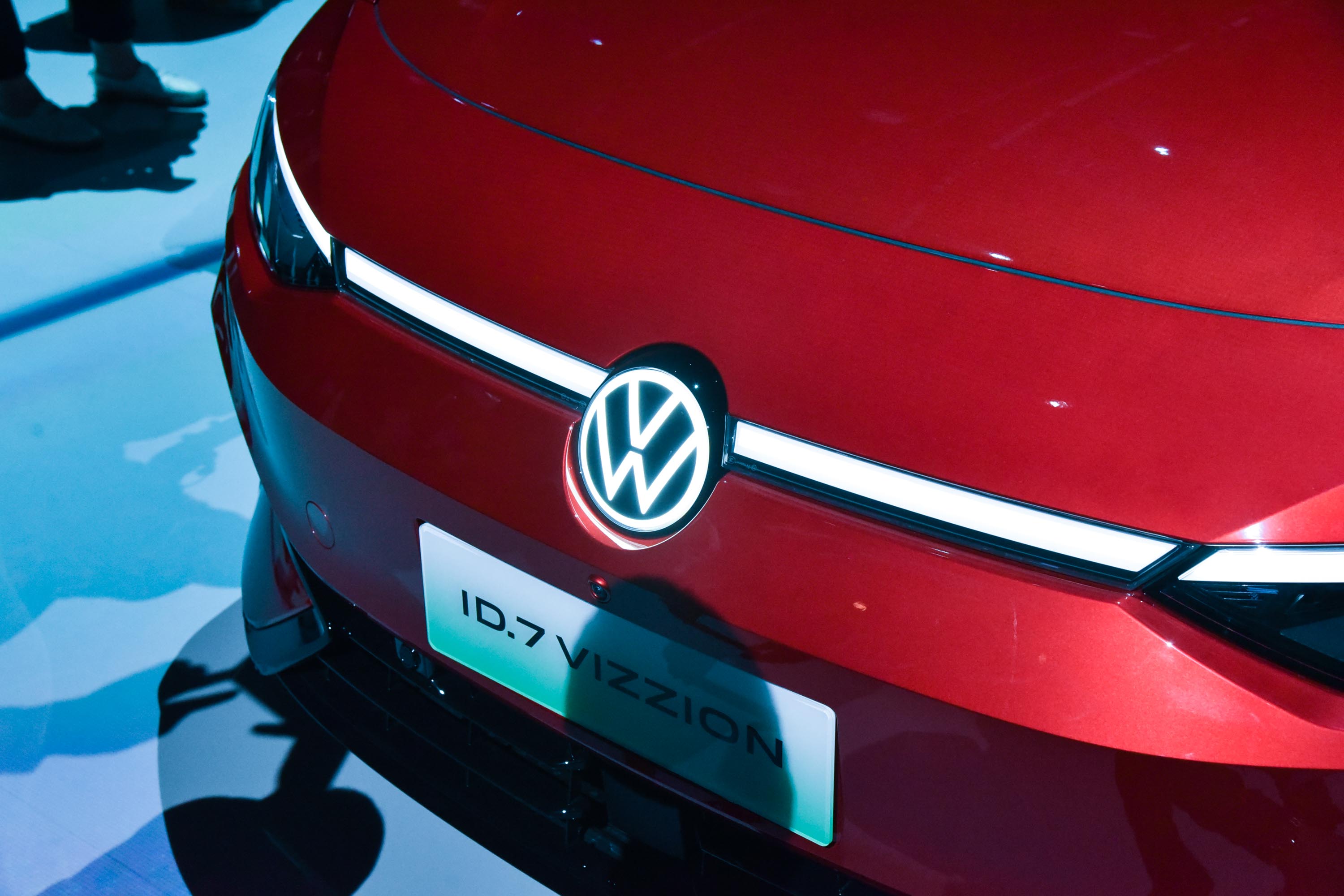 车展有料|大众id系列的中流砥柱,大众id.7实拍图解