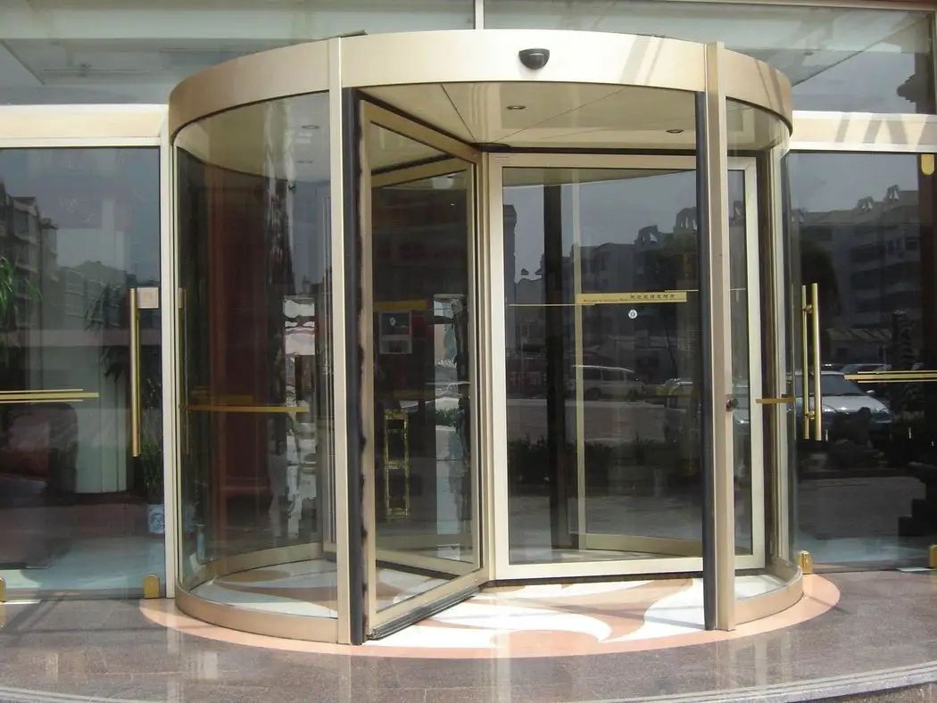 转门科普:三翼旋转门结构组成与结构参数计算方法