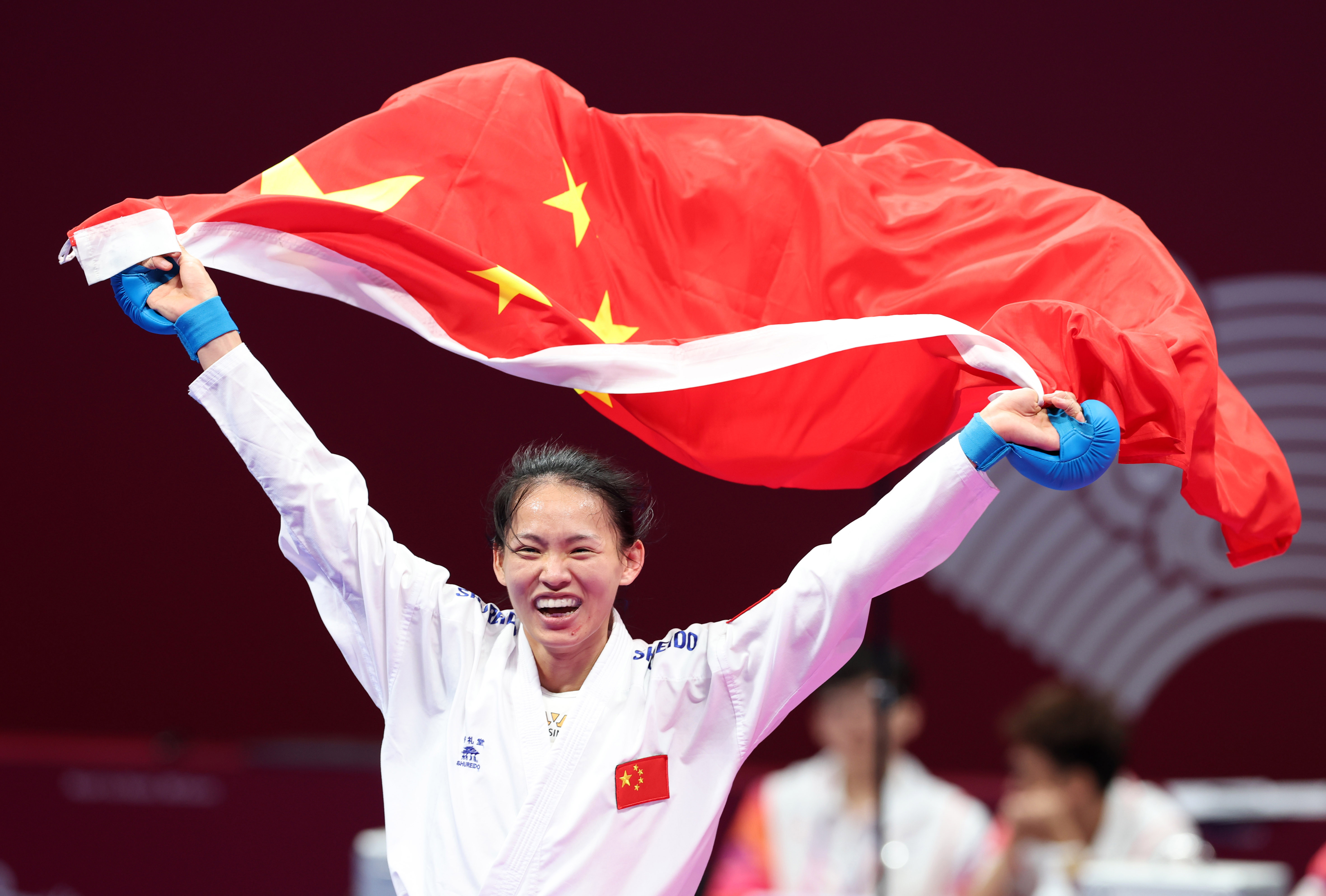 空手道——女子组手68公斤级:中国选手李巧巧夺冠(2)