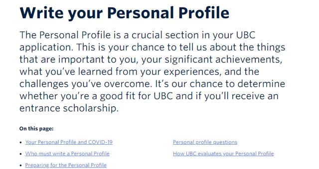 UBC-Personal Profile