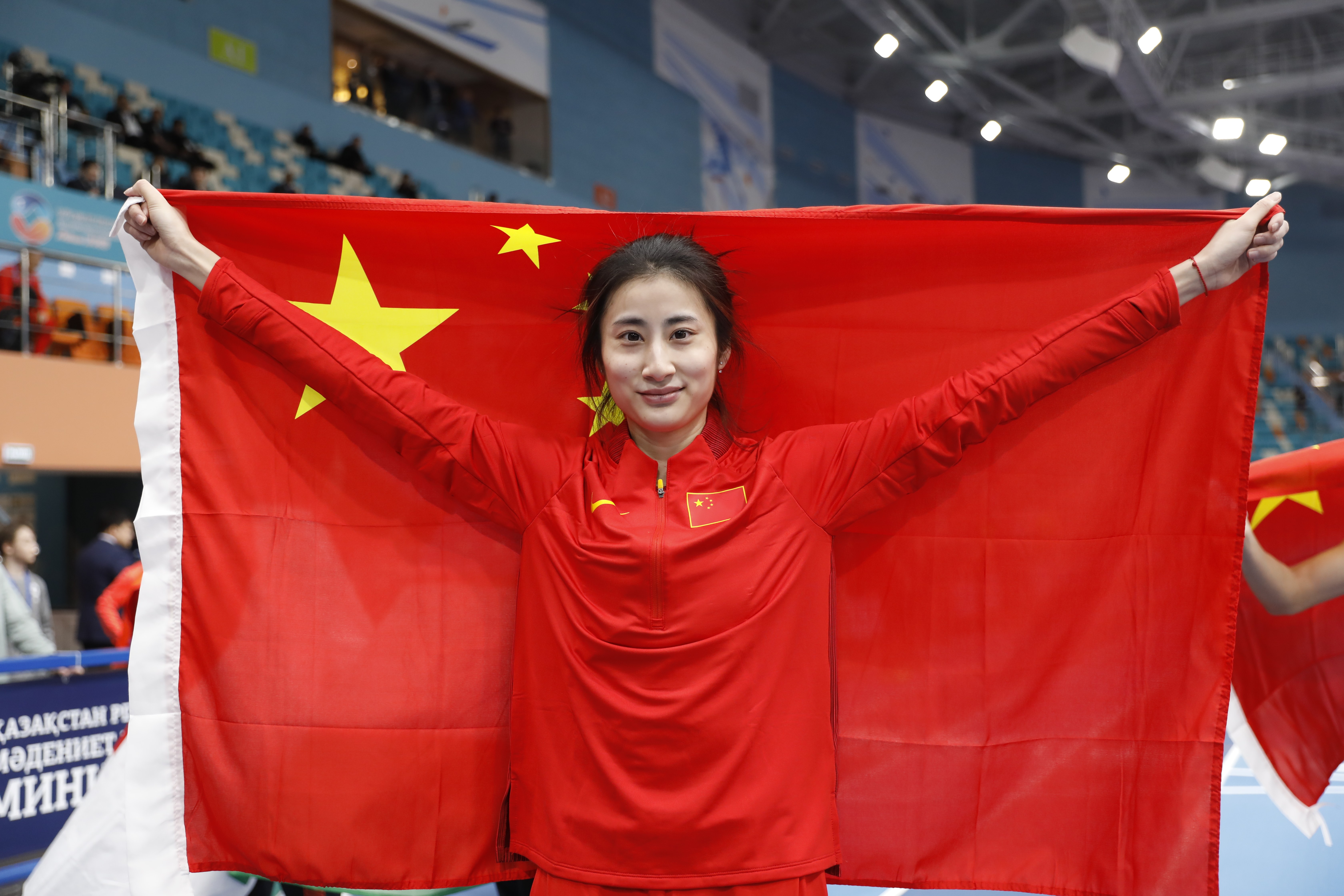 田径——室内亚锦赛:陈婷女子三级跳远摘铜