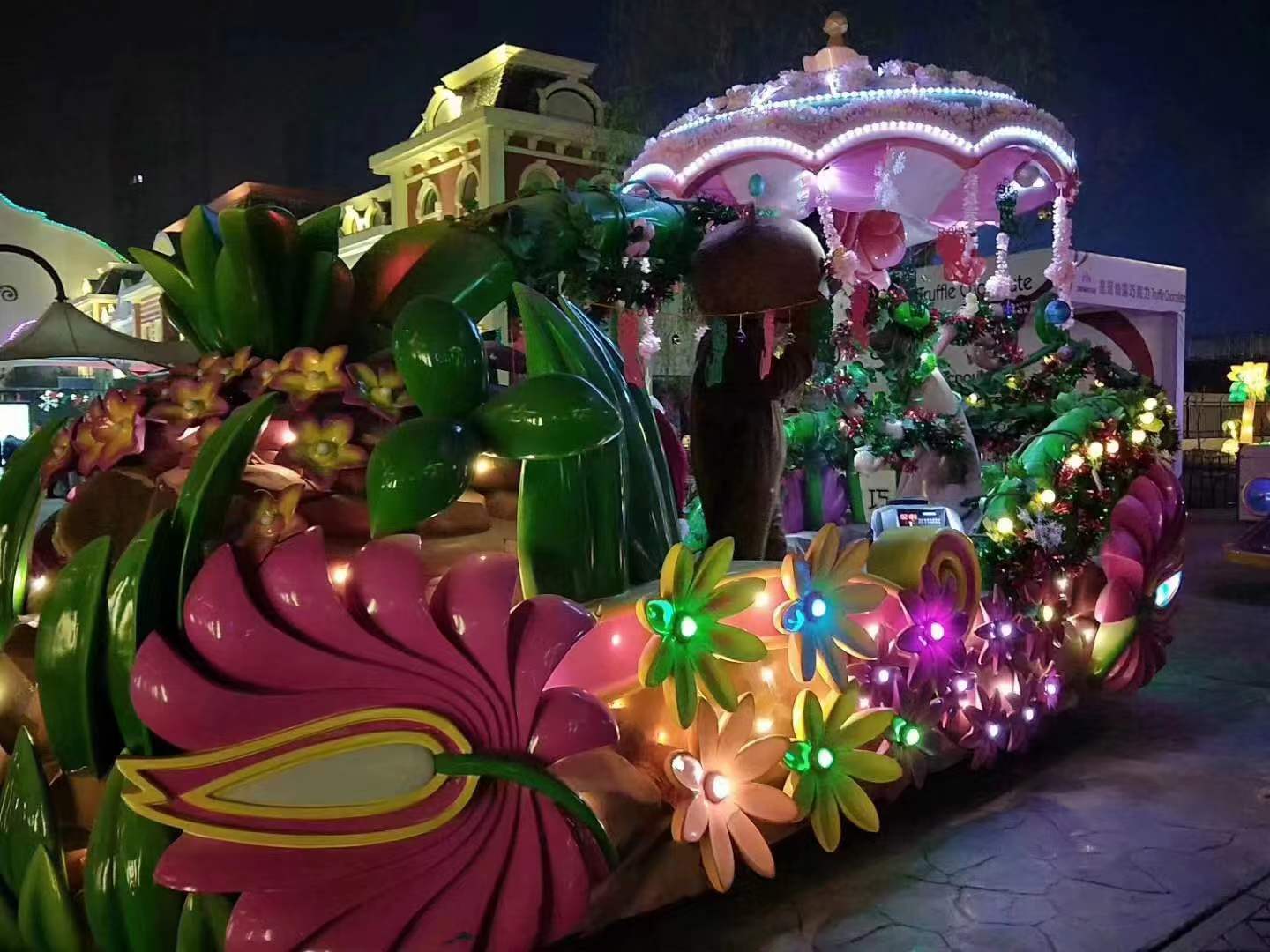 虎年吉祥巡游花车厂家出租 电动巡游花车出租租赁工厂