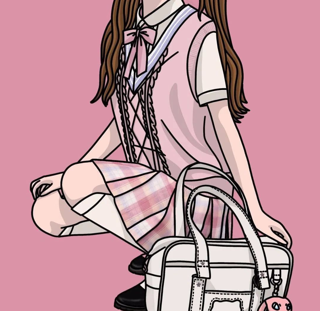 动漫头像丨展现jk制服氛围的浪漫爱情故事