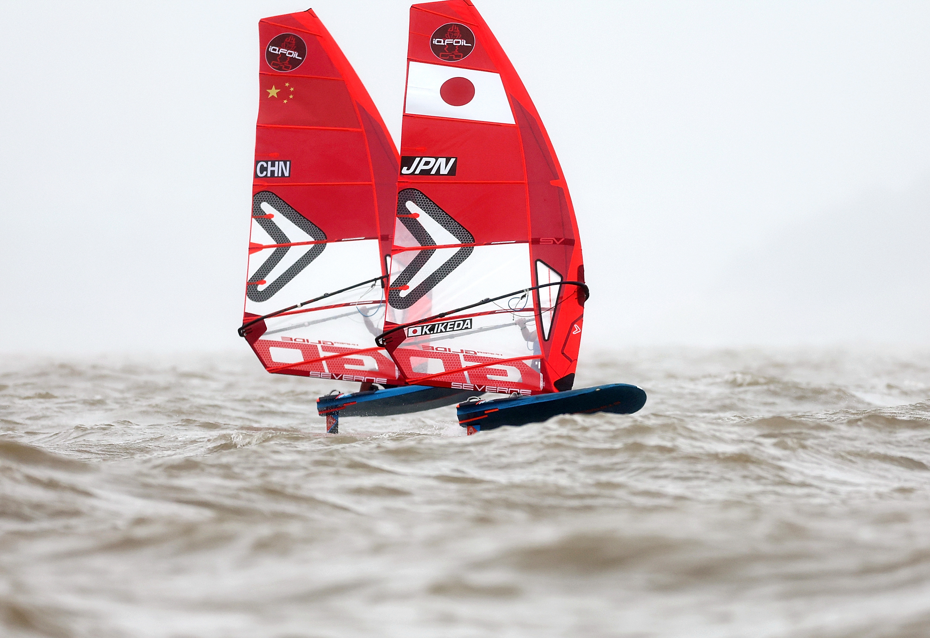 帆船——男子水翼帆板-iqfoil级第二日赛况