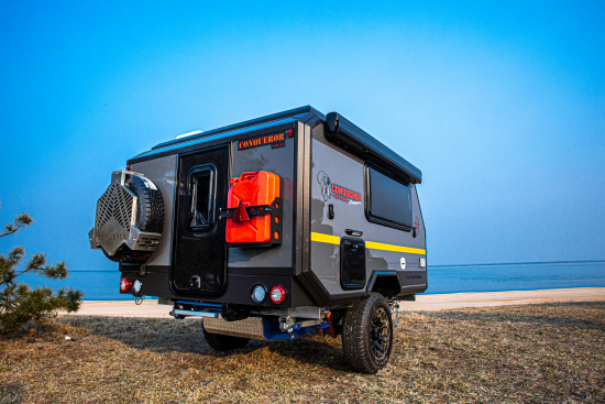 3.17郑州房车展,康派斯cs16越野拖挂房车精彩来袭