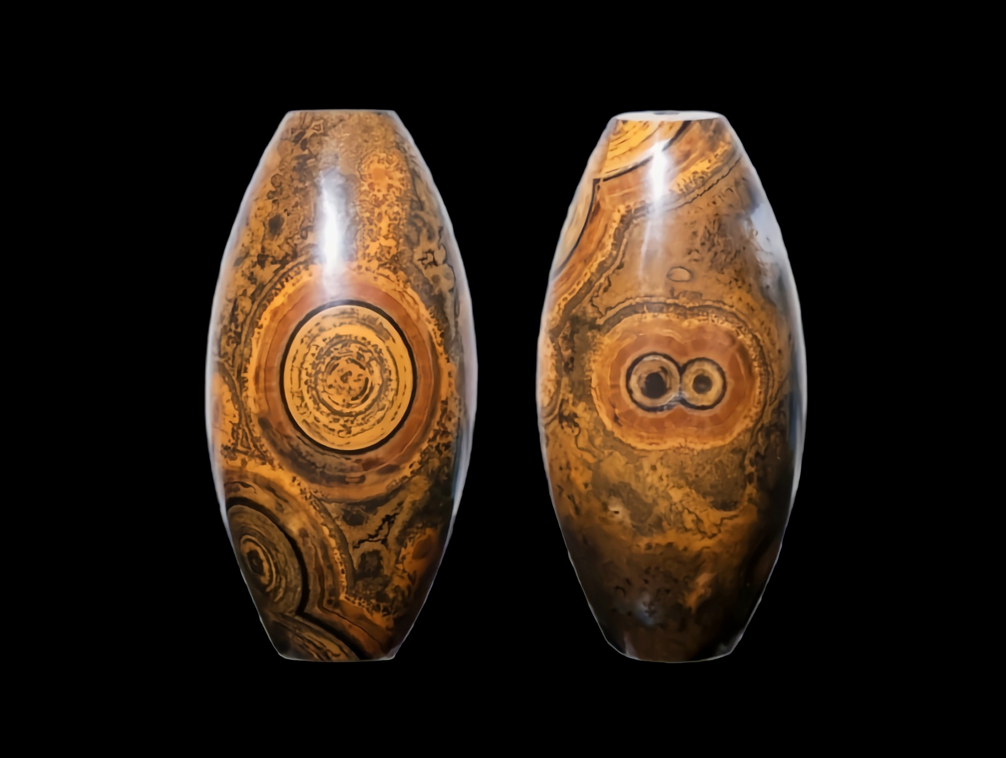 从九眼石页岩切片看蒙天珠质地分类-一文尽览!