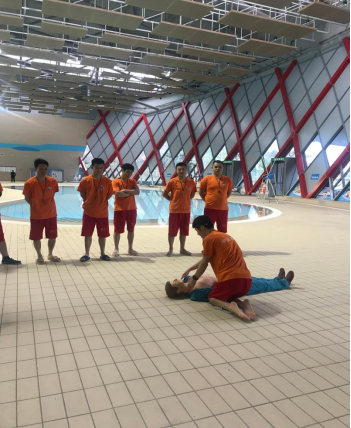 遵义市奥体中心游泳馆 "三驾马车"齐头并进,注入场馆安全新动力