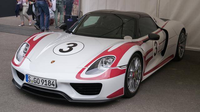 三大神車之一,保時捷918 spyder的10大魅力