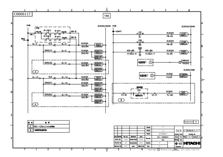 日立lge电梯电气原理图