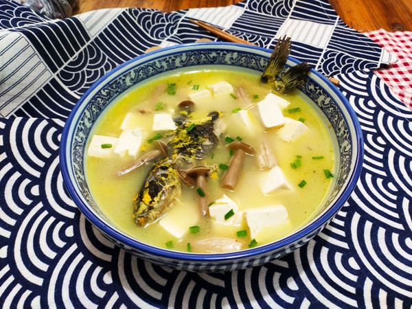 一道营养丰富的家常菜——昂刺鱼豆腐汤的做法