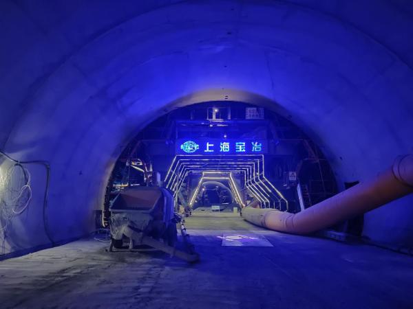 杭州富阳大盘山隧道工程二衬施工全部完成