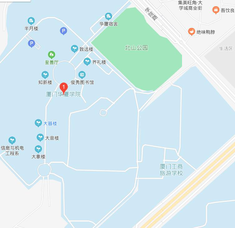 厦门华厦学院校园地图