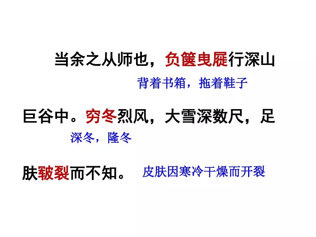 真没想到（送东阳马生序朗读）九下语文书人教版送东阳马生序注释 第16张