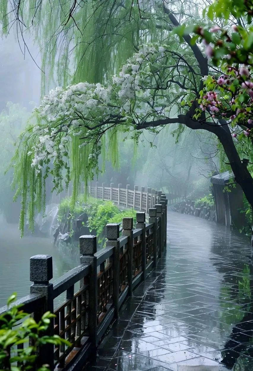 多幅符合中国人审美的春景美图,既养眼又养心,令人陶醉!