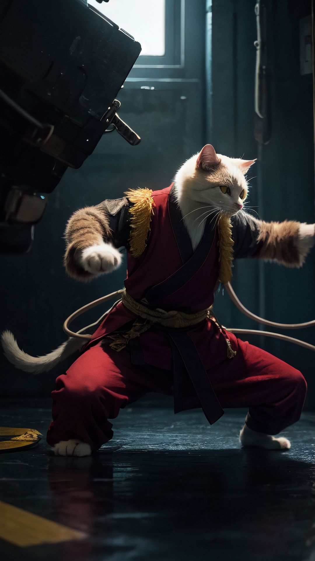 功夫猫咪 咏春 猫问 你过来呀