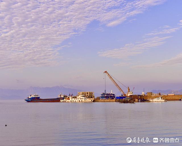 建设中的即墨鳌山港