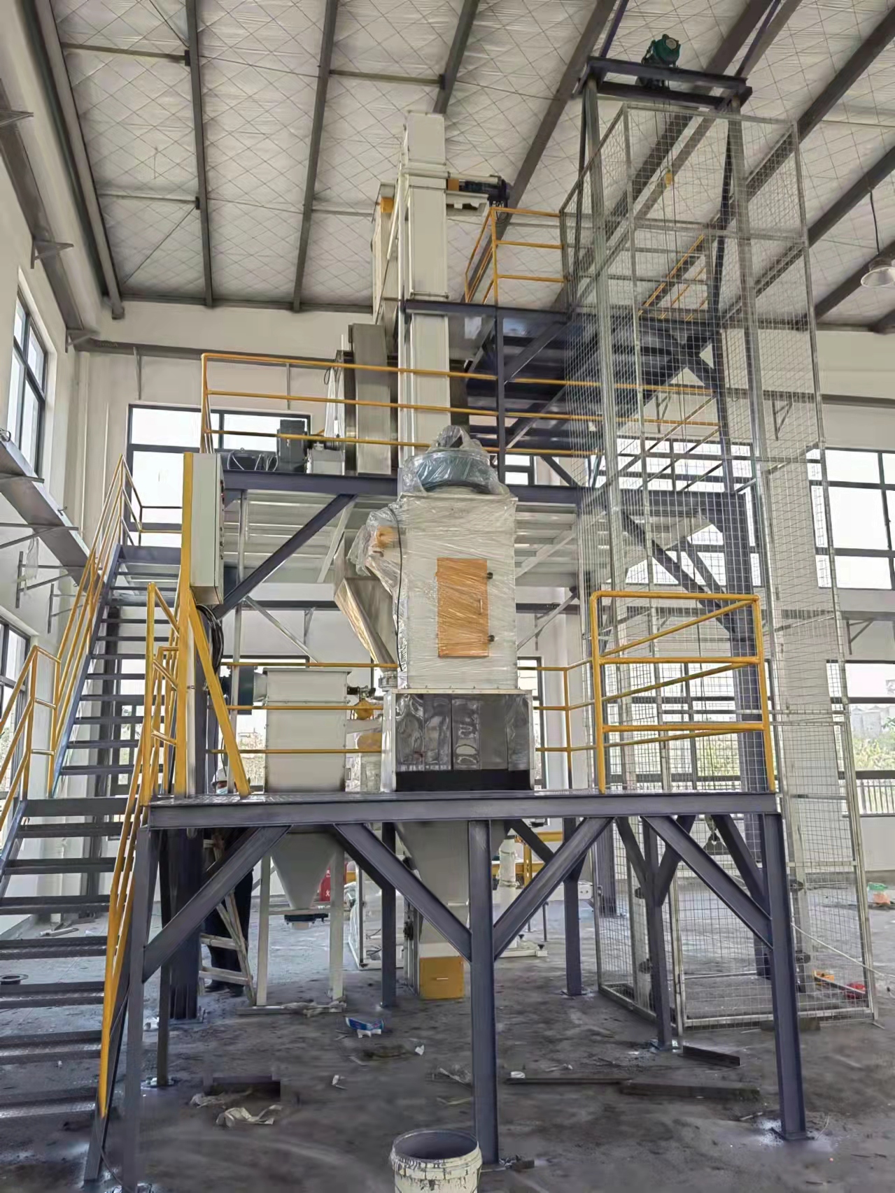 饲料加工厂生产车间设备布置设计