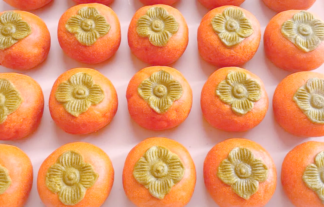 制作柿柿如意奶酥月饼:专属中秋的甜蜜滋味