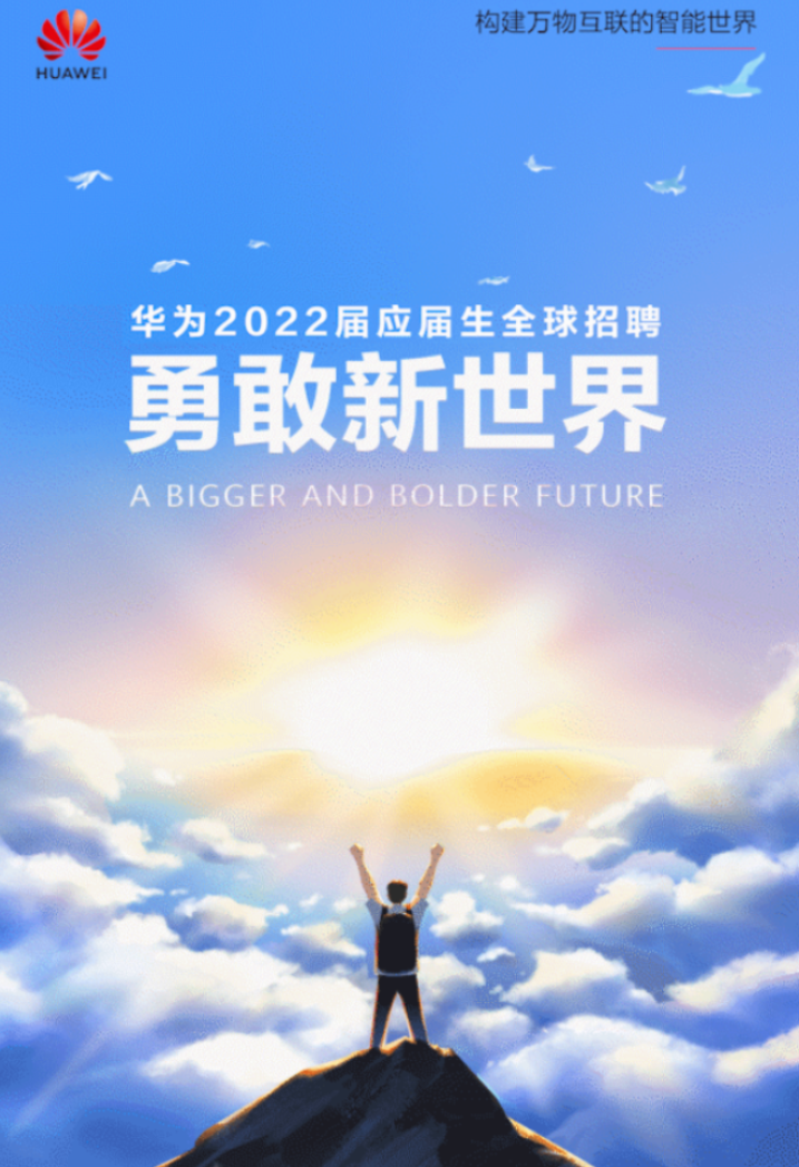 华为正式启动 2022 年应届生全球招聘