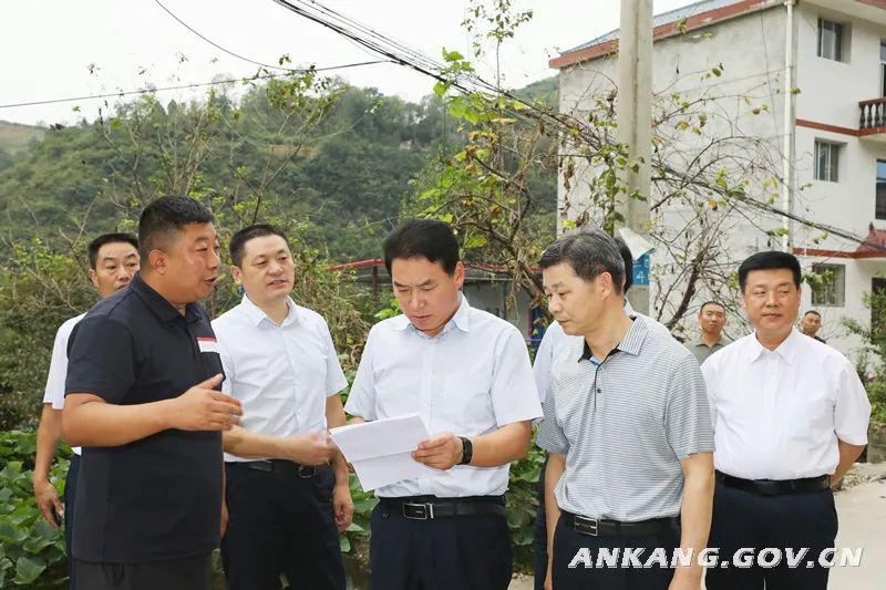 赵俊民到汉滨区,旬阳市调研防汛抗洪,灾后重建,巩固拓展脱贫攻坚成果