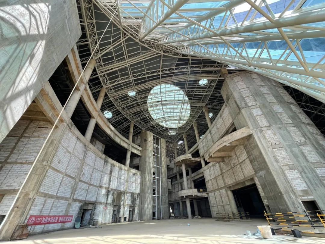 形似"巨蛋",云南省科技馆新馆复工