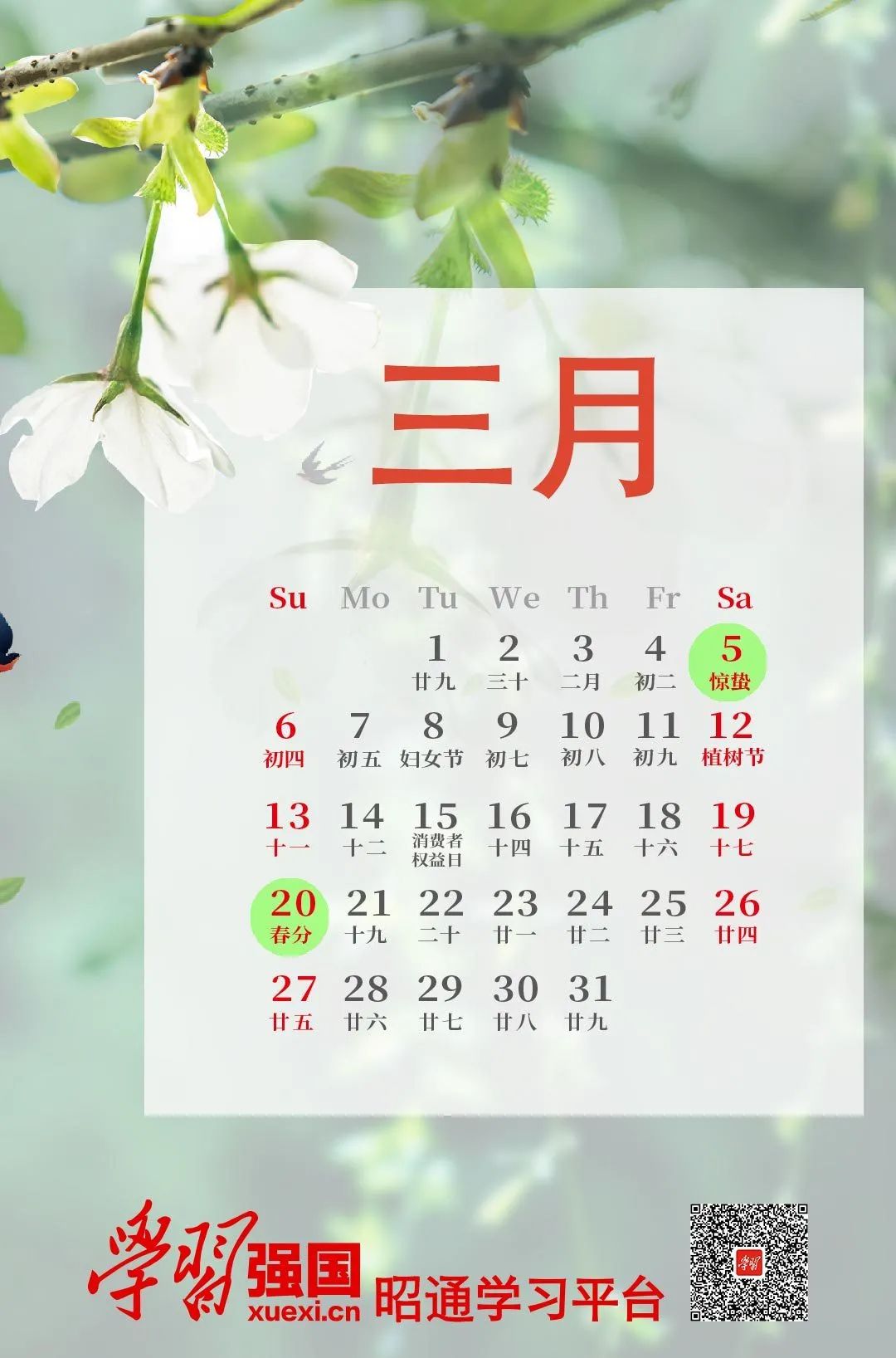 2022年3月节气图片