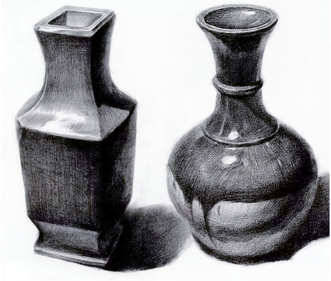 素描静物之罐子:全面解析其形状,大小与质感