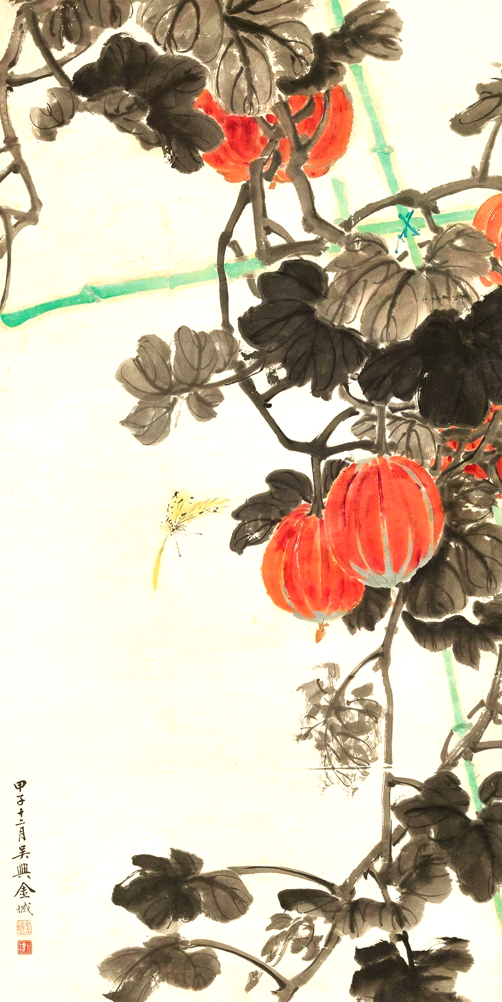 国画大师笔下的南瓜,藏着哪些令人深思的情感