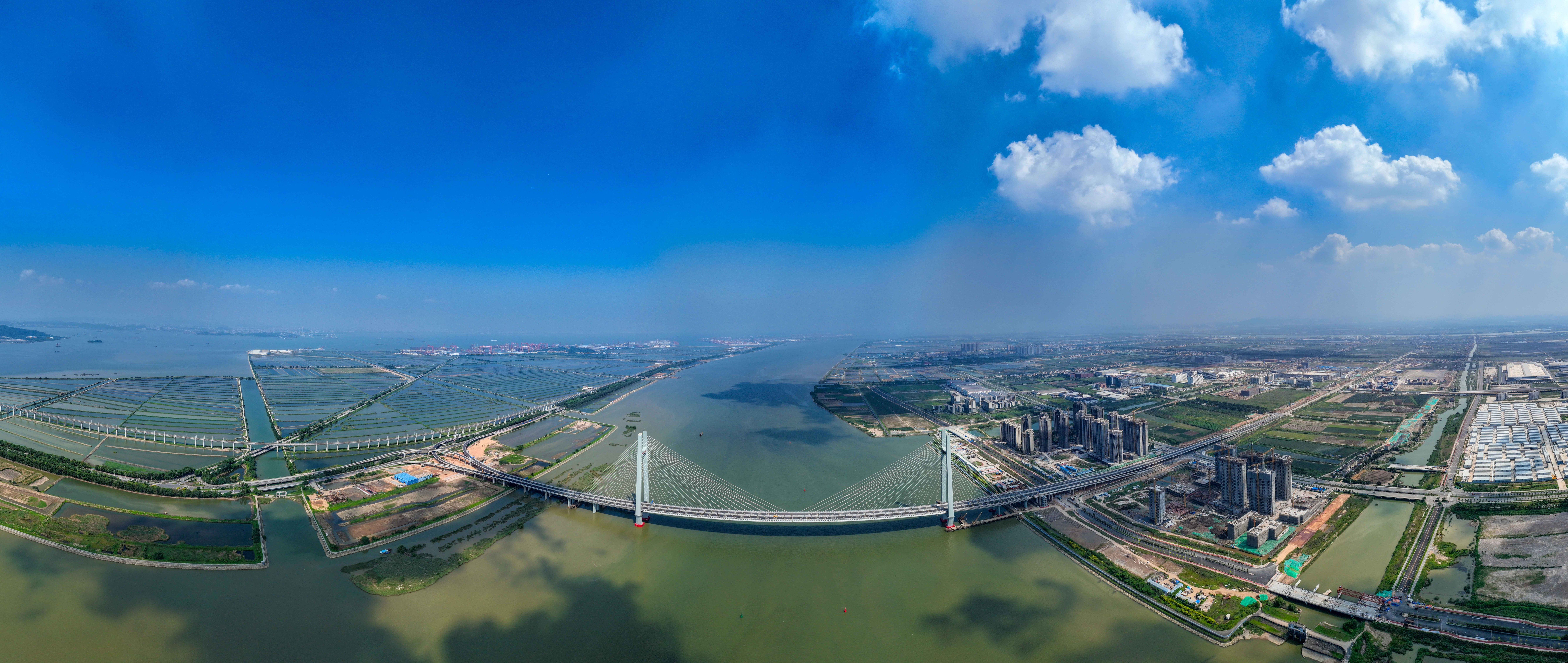 视频|红莲大桥正式通车,龙穴岛到万顷沙只需5分钟