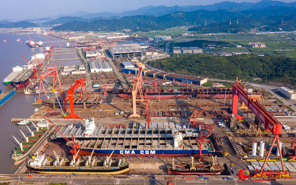 浙江舟山:订单稳 造船忙