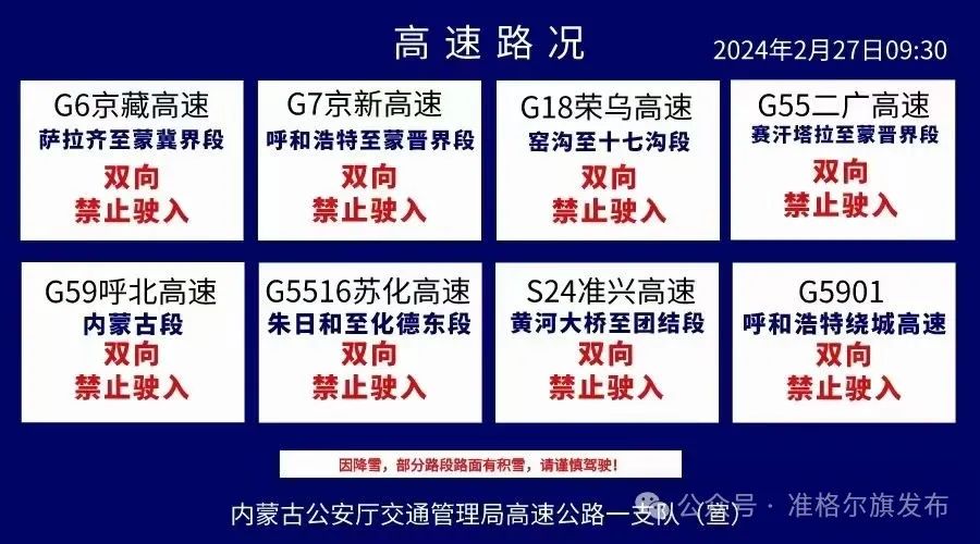 最新!全区8条高速公路路况信息
