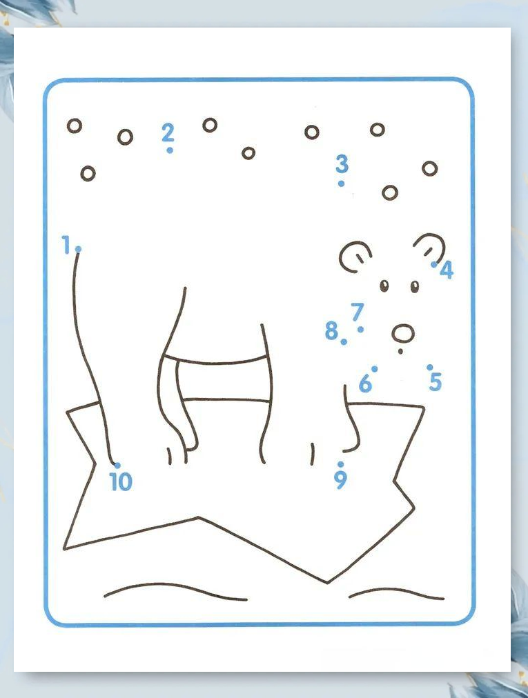 「幼儿数字连线游戏」探索10以内数字的奇妙世界,培养专注力与创造力