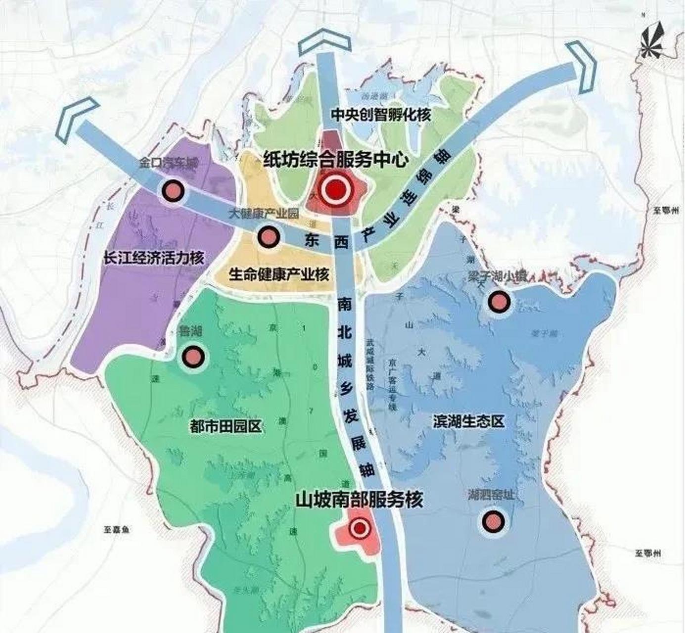 [赞][赞][赞] 《武汉市江夏区国土空间总体规划(2021-2035年)》草案