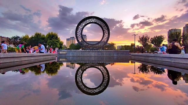 太行泉城 美丽邢台‖襄都湖公园黄昏美!