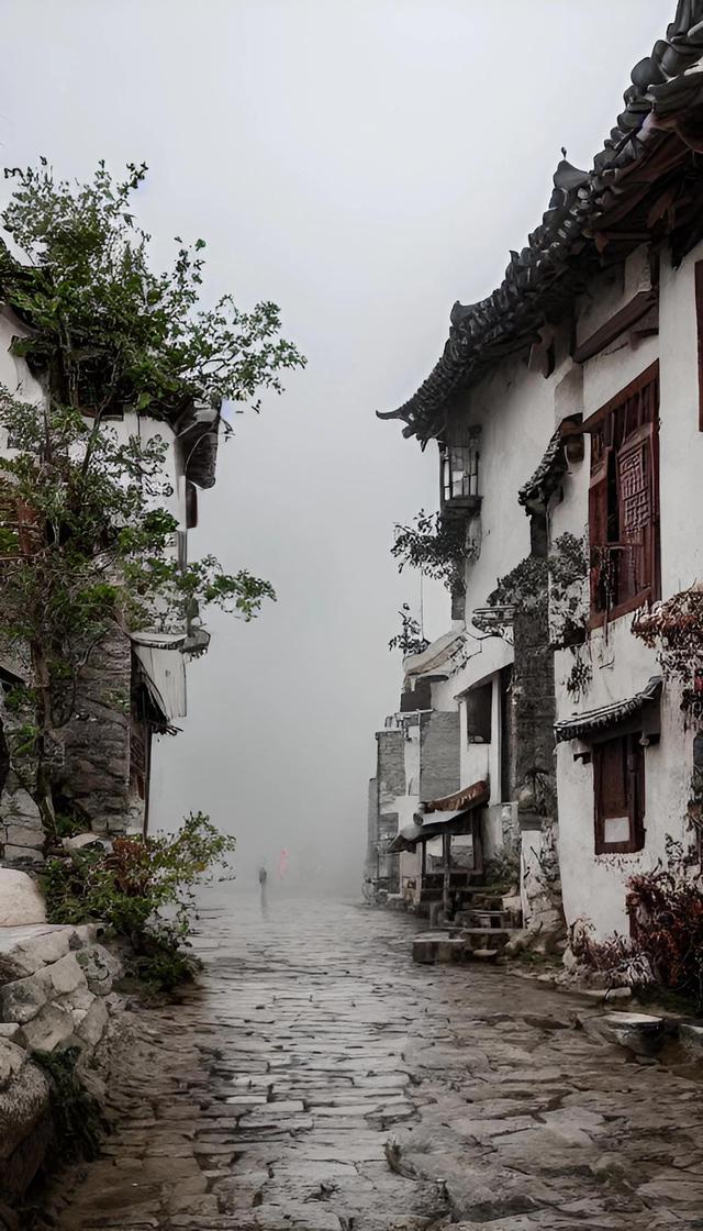 江南烟雨图真实图片